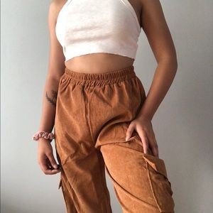 Corduroy cargo pants